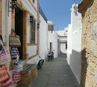 Lindos Stadt Gassen