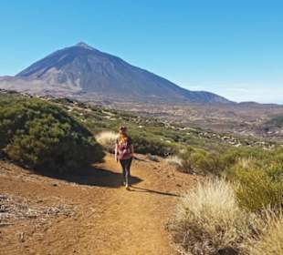 Wanderung mit Blick auf Teide