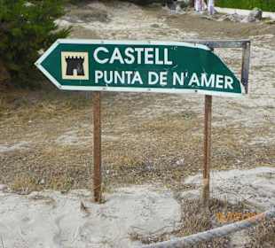 Vom Strand zum Castell