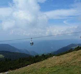 Die Bergbahn zum Ritten