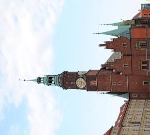 Wrocławski Ratusz w Rynku.