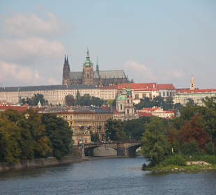 Fahrt auf der Moldau