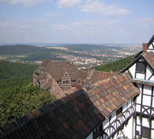 Der Blick auf das Hotel und