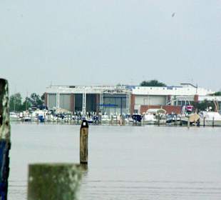 Am Ende von Bibione Yachthafengebiet