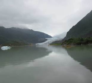 Blick auf den Mendenhall Gletscher