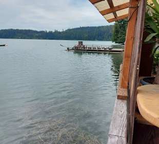 Flossanlagestelle am Bootsahus