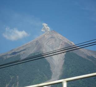 Blick auf den Vulkan