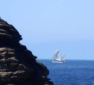 Fahrt entlang der Küste