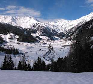 Sicht ins Rindauntal von Santa Magdalena