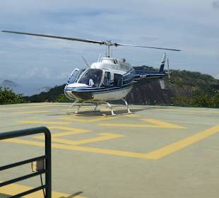 Unser Heli steht bereit