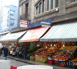 Marktstraße in Saloniki