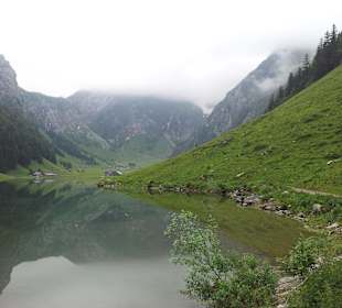 View on the valley and the lake