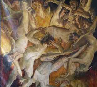 Schloßbesichtigung, Gemälde