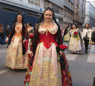 Fin de semana en fallas de valencia