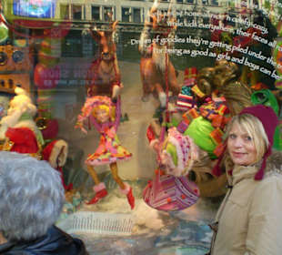 Weihnachtsschaufenster bei Macy´s