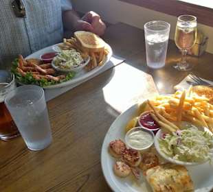 Dinner im "CHart Room". Das Essen war gut und mal nicht pani