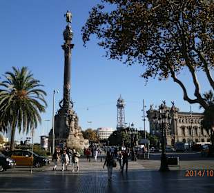 Weg Richtung Hafen - Ende/Anfang der La Rambla