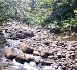 Bei den Wasserfällen