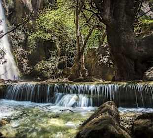 Wasserfall von Milona