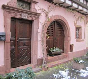 Altstadt Wissembourg im Winter