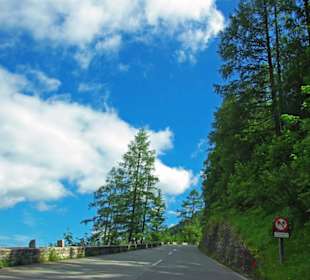 Einige Abschnitte wo man gut fahren kann