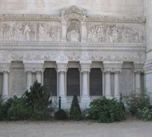 Detail der Seitenfassade