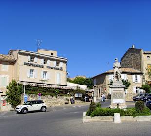 Blick auf Restaurant am Marktplatz- gutes Essen