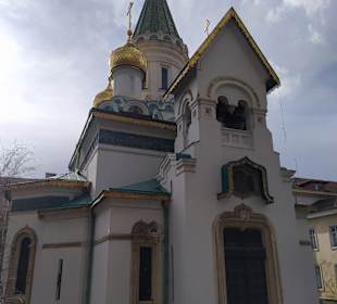 Russische Kirche "Sveti Nikolay Mirlikiiski"