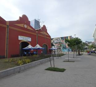 Teilansicht des Kreuzfahrt-Terminals