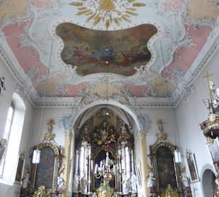 Die katholische Pfarrkirche von Bergrheinfeld