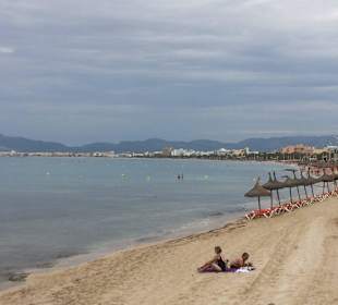 Blick auf den Strand