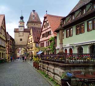 Röderbrunnen in Rothenburg o.d. Tauber