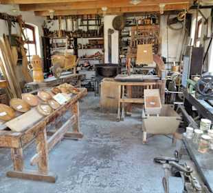 In der Stellmacherei des Dörpmuseum Münkeboe