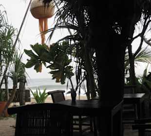 Blick auf's Meer beim Essen