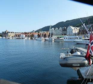 Sicht auf Bryggen