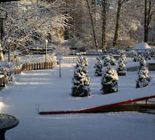 Die Anlage im Winterschlaf