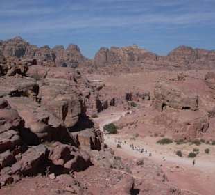 Blick auf Petras Stadtrand