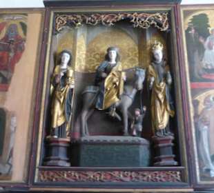 Der Martinsaltar in der Kirche St. Afra