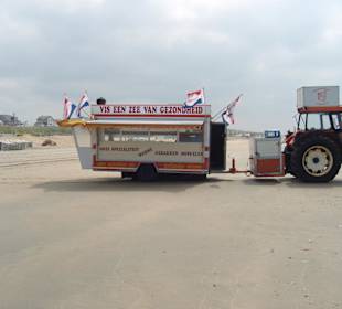 Leckere Matjesbrötchen gab's da