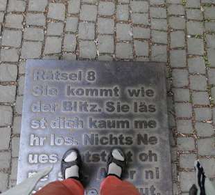 ...und wenn man sich auf die Platte stellt