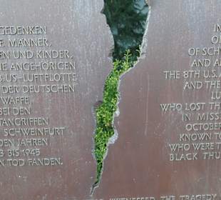 Das Luftkriegsdenkmal in Schweinfurt