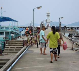 Bootanlegestelle am Pier