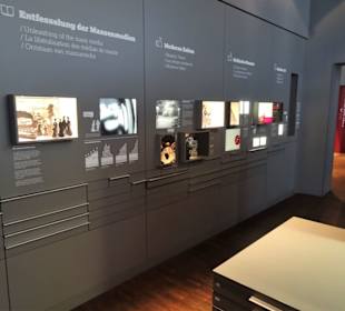 In den Räumen des Zeitungsmuseums