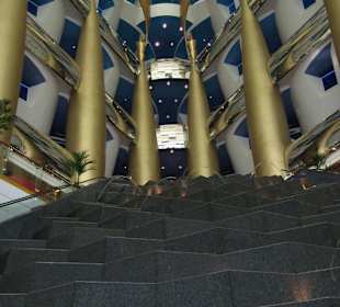 Blick zu den Suiten im Burj