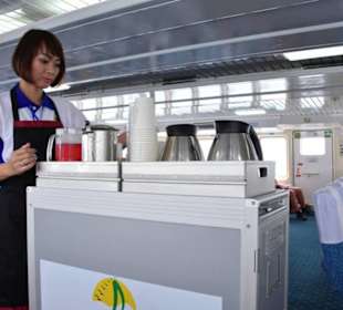 Willkommensdrink und freundliche Bedienung