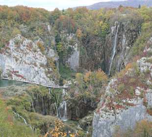 Bei den Plitvicer Seen