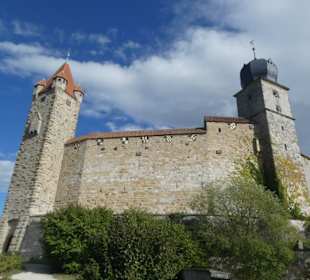 Bei der Besichtigung der Veste Coburg