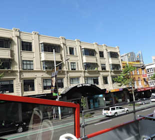 Mit dem Hop-on hop-off Bus in Sydney unterwegs