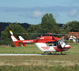 Hubschrauber gab einen Notfall