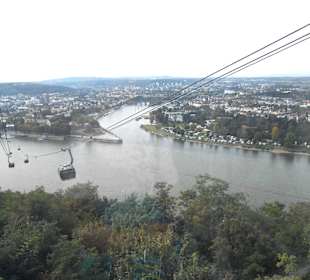 Blick aus der Gondelbahn